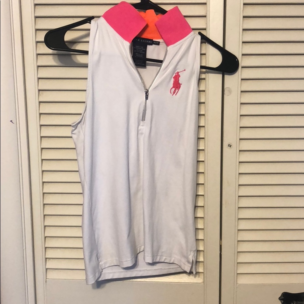 Golf tank top polo